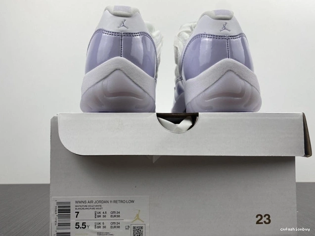 11 Violet Low AH7860-101 Jordan Air Pure WMNS 0911
